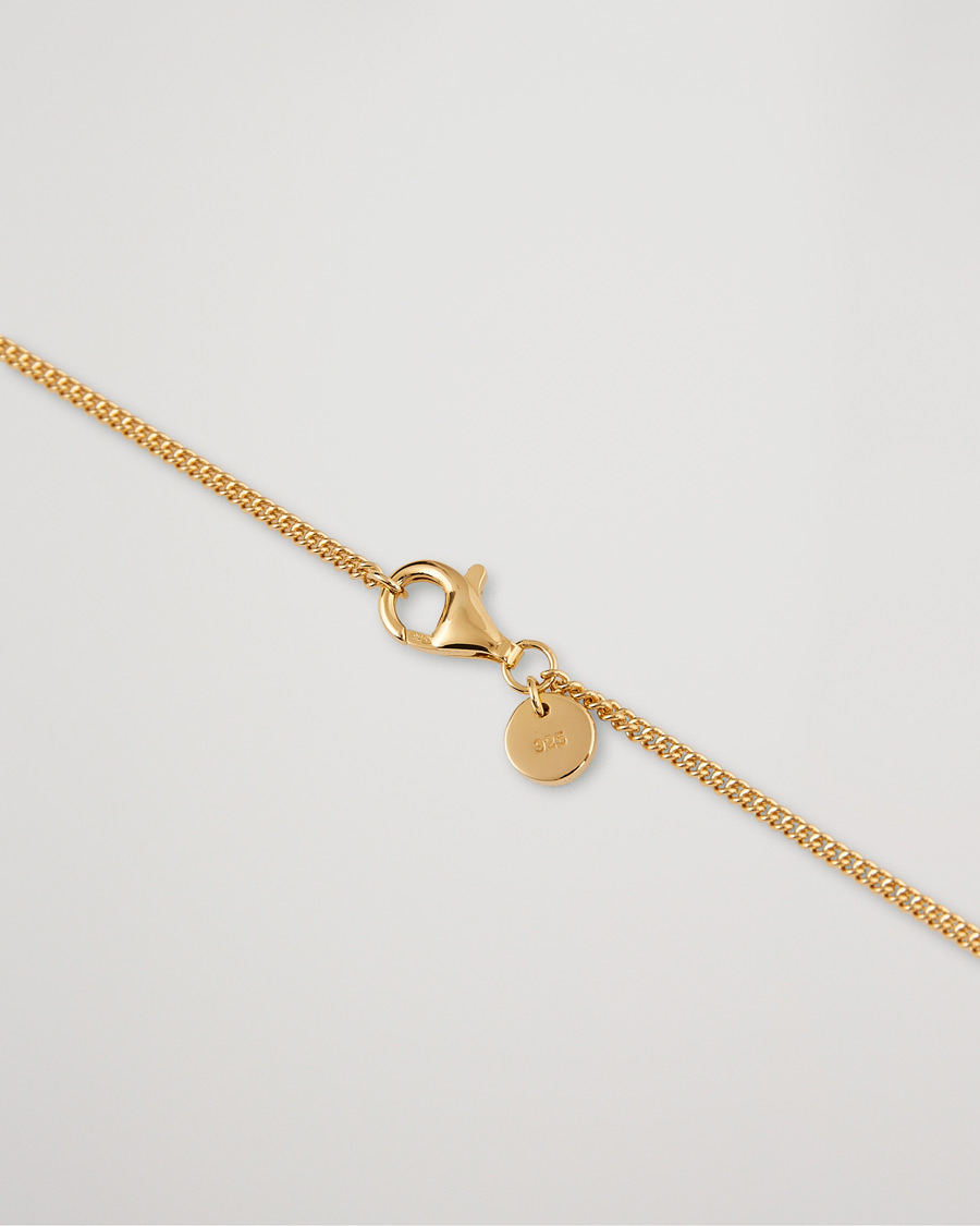 Men | Jewellery | Tom Wood | Curb Chain Slim Necklace Gold