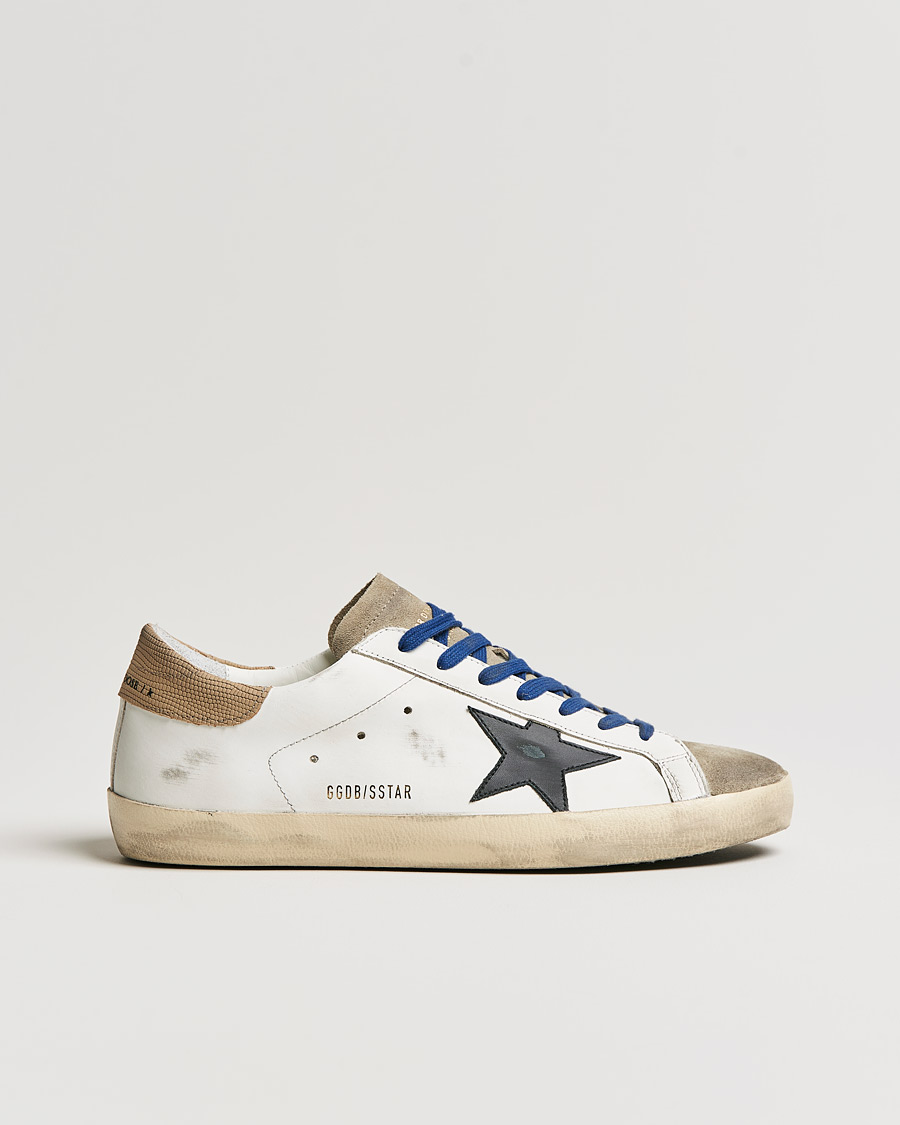 Men | Golden Goose Deluxe Brand Super-Star Sneakers White/Black | Golden Goose | Deluxe Brand Super-Star Sneakers White/Black