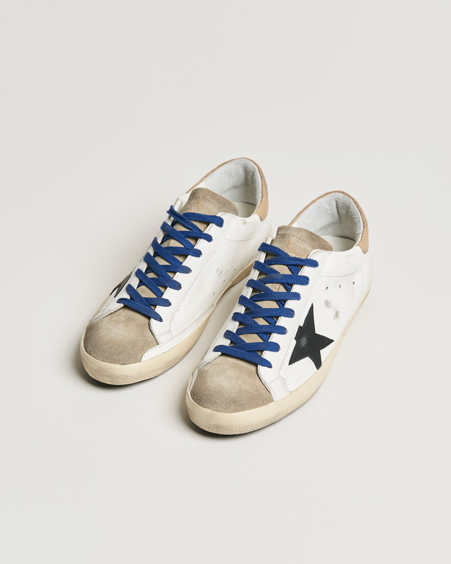 Men | Golden Goose Deluxe Brand Super-Star Sneakers White/Black | Golden Goose | Deluxe Brand Super-Star Sneakers White/Black