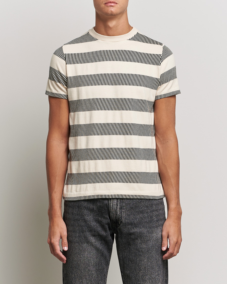 Men | T-Shirts | Levi's Vintage Clothing | Jaquard Tee Piano Black Ecru