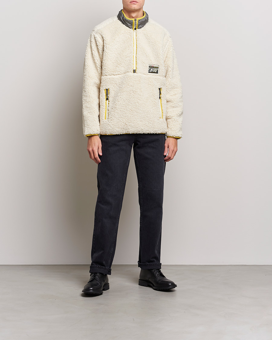 Men | Sweaters & Knitwear | Levi's | Lakeside Mock Neck Jacket Natural