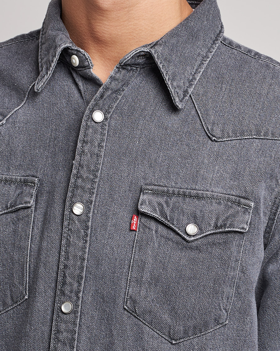 Men | Shirts | Levi's | Barstow Western Standard Shirt Gray Stonewash