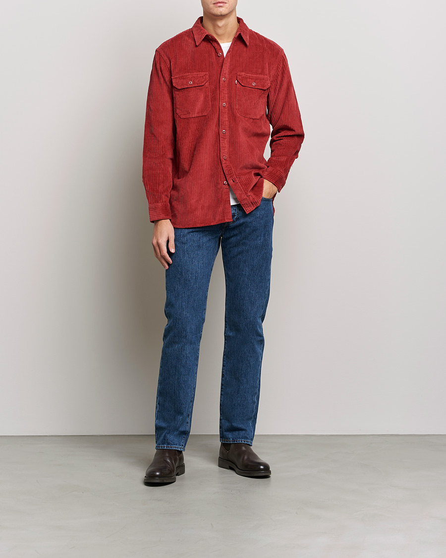 Men |  | Levi's | Jackson Worker Shirt Brick Red
