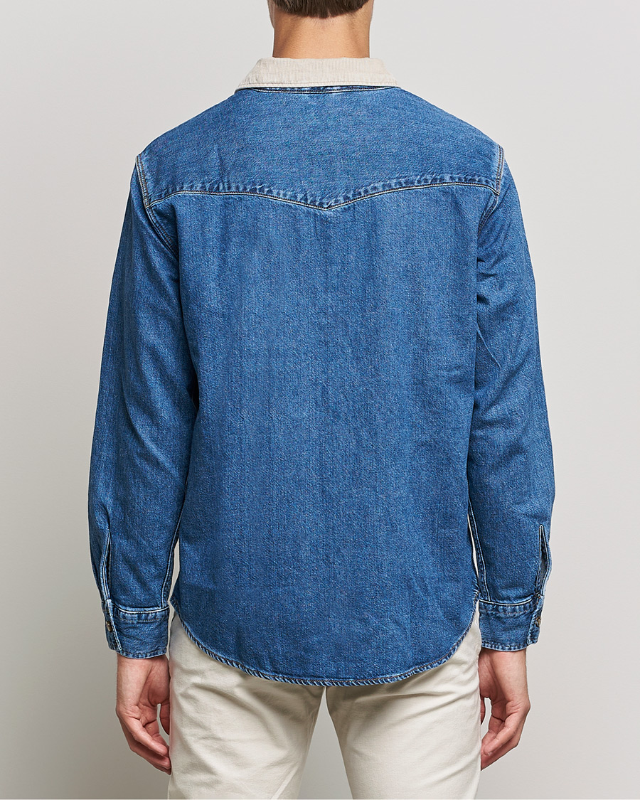 Men | Shirts | Levi's | Relaxed Fit Western Shirt Blue Stone Wash