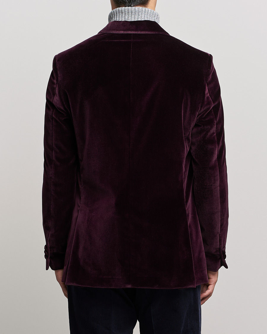 Men | Blazers | Etro | Velvet Blazer Burgundy