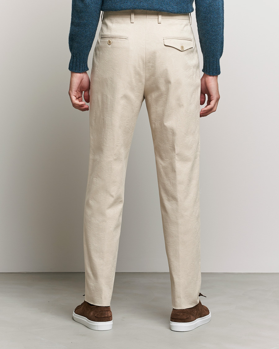 Men | Trousers | Etro | Pleated Trousers Beige