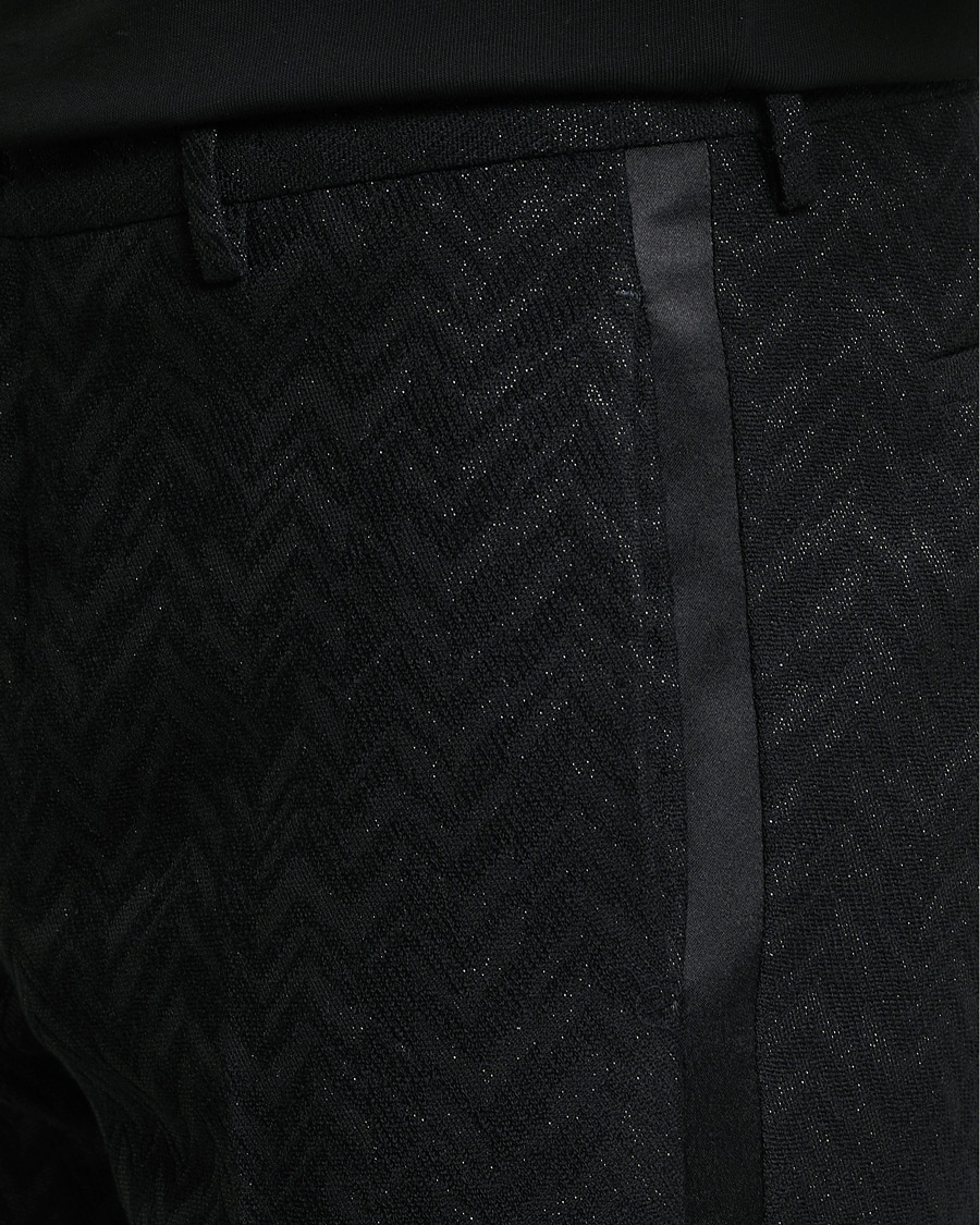 Men | Trousers | Etro | Flat Front Evening Trousers Black