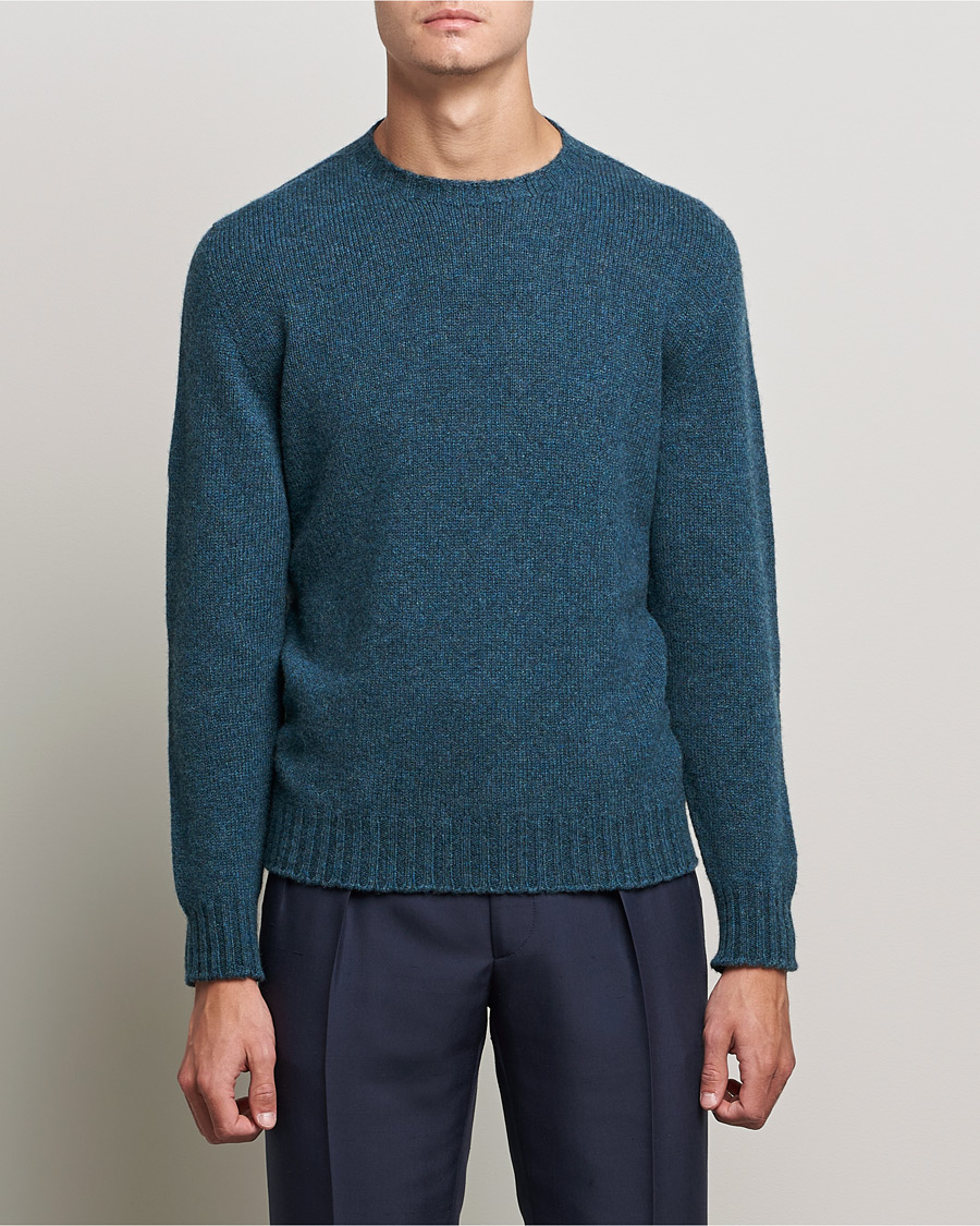 Men |  | Etro | Crew Neck Sweater Dark Blue
