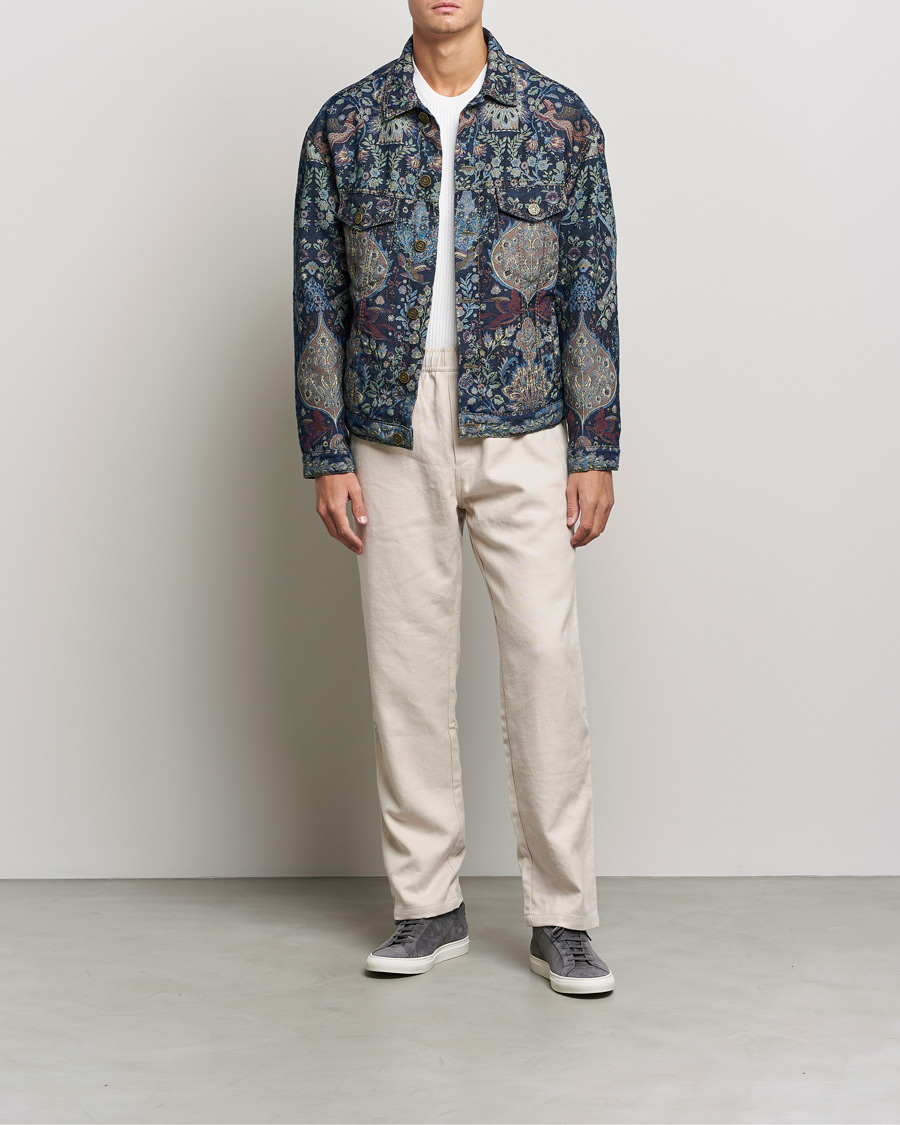 ジャケット・アウター ETRO Distressed denim jacket Size S ETRO Cropped denim-jacquard jacket | NET-A-PORTER