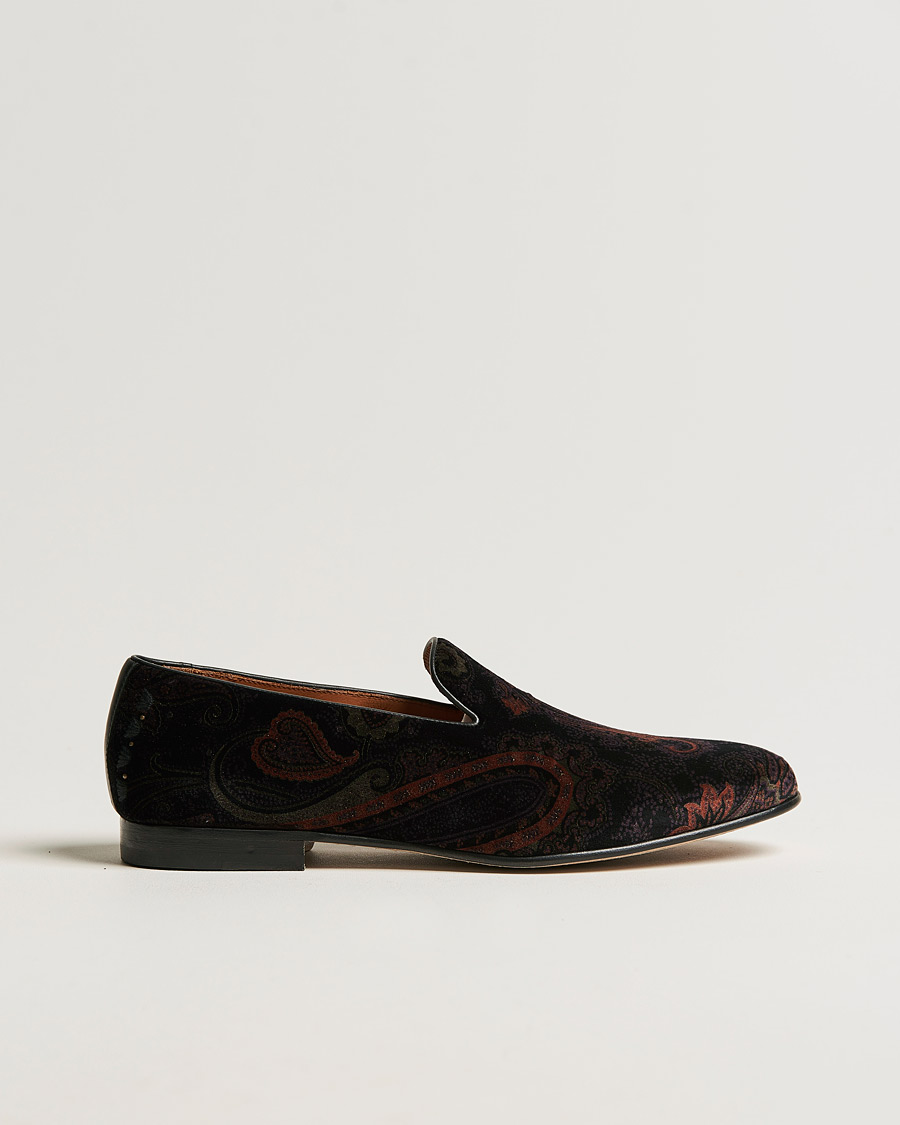 Men | Etro Printed Slippers Black | Etro | Printed Slippers Black