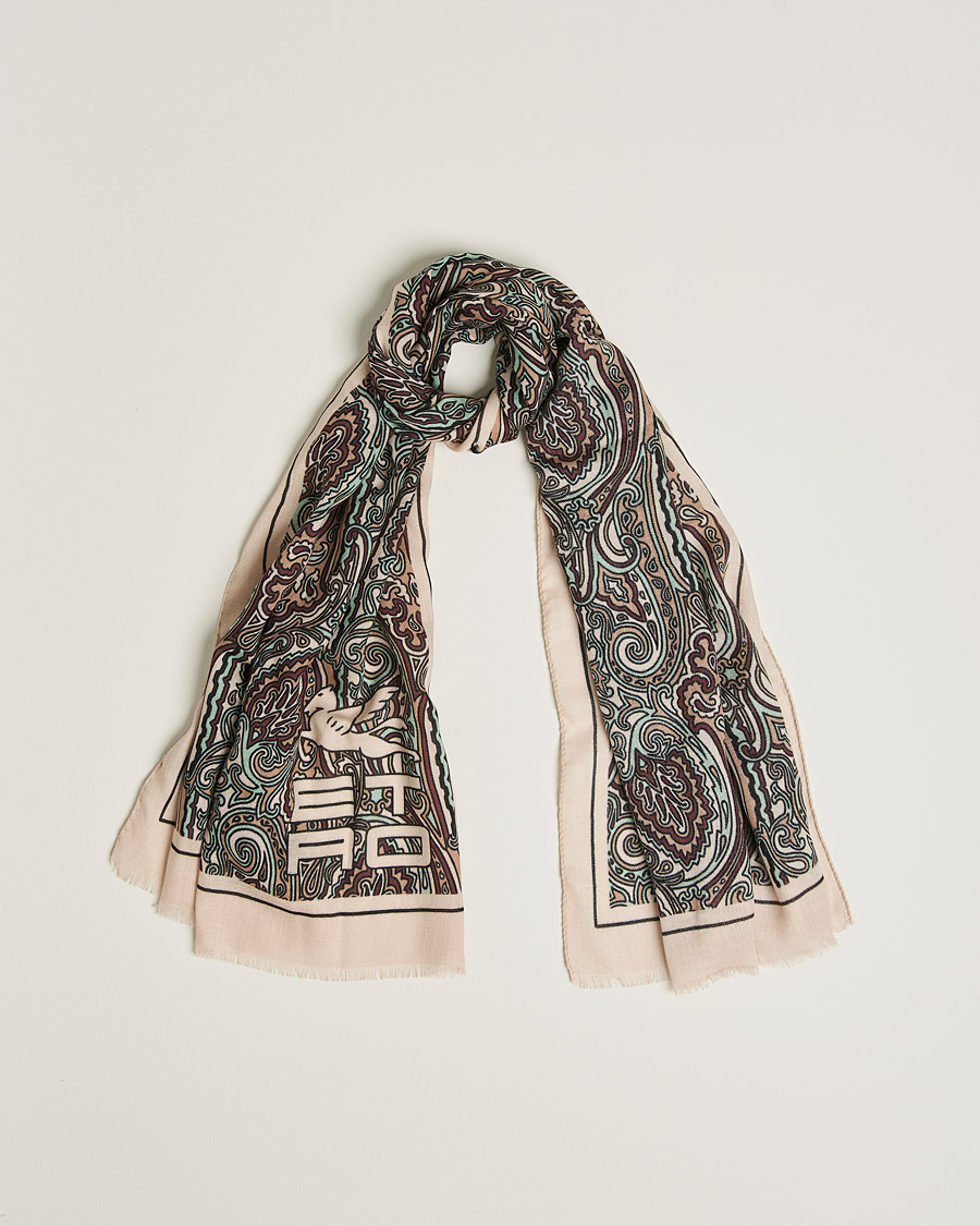 Men | Etro Paisley Scarf Cream | Etro | Paisley Scarf Cream