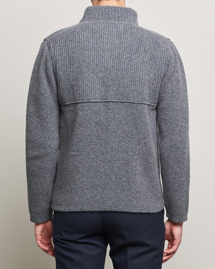 Men | Sweaters & Knitwear | Inis Meáin | Heavy Wool Cardigan Grey