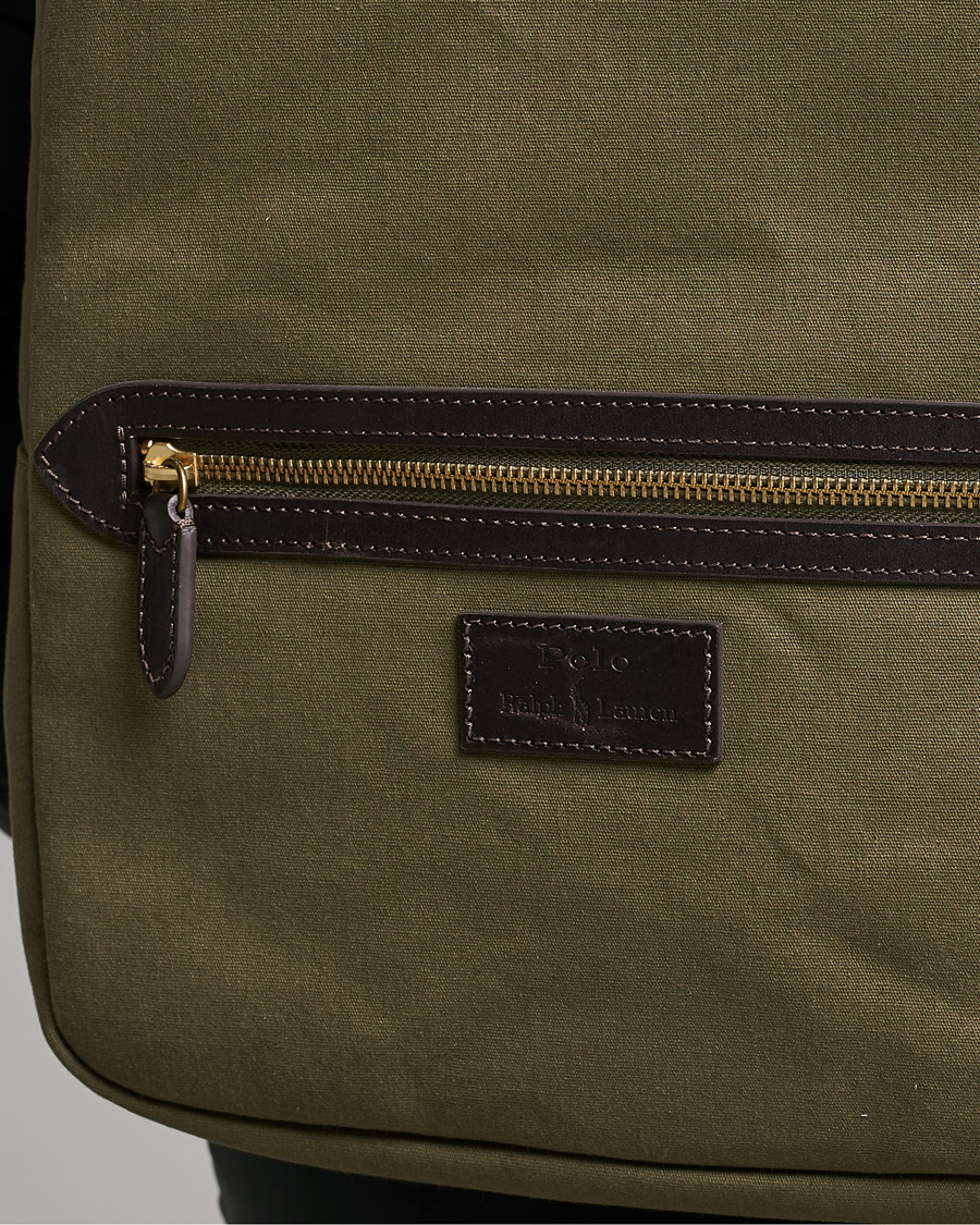 Men | Polo Ralph Lauren Canvas Backpack Defender Green | Polo Ralph Lauren | Canvas Backpack Defender Green