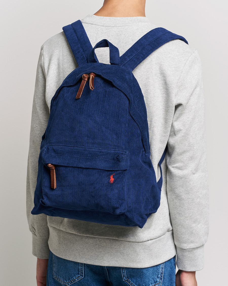 Men | Polo Ralph Lauren Corduroy Backpack Newport Navy | Polo Ralph Lauren | Corduroy Backpack Newport Navy