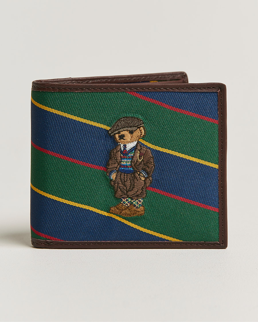 Men | Polo Ralph Lauren Bear Leather Billfold Wallet Multi | Polo Ralph Lauren | Bear Leather Billfold Wallet Multi