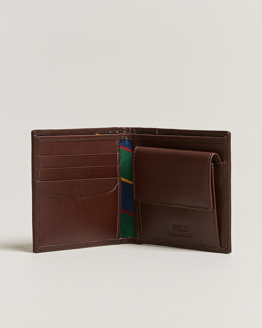 Men | Polo Ralph Lauren Bear Leather Billfold Wallet Multi | Polo Ralph Lauren | Bear Leather Billfold Wallet Multi
