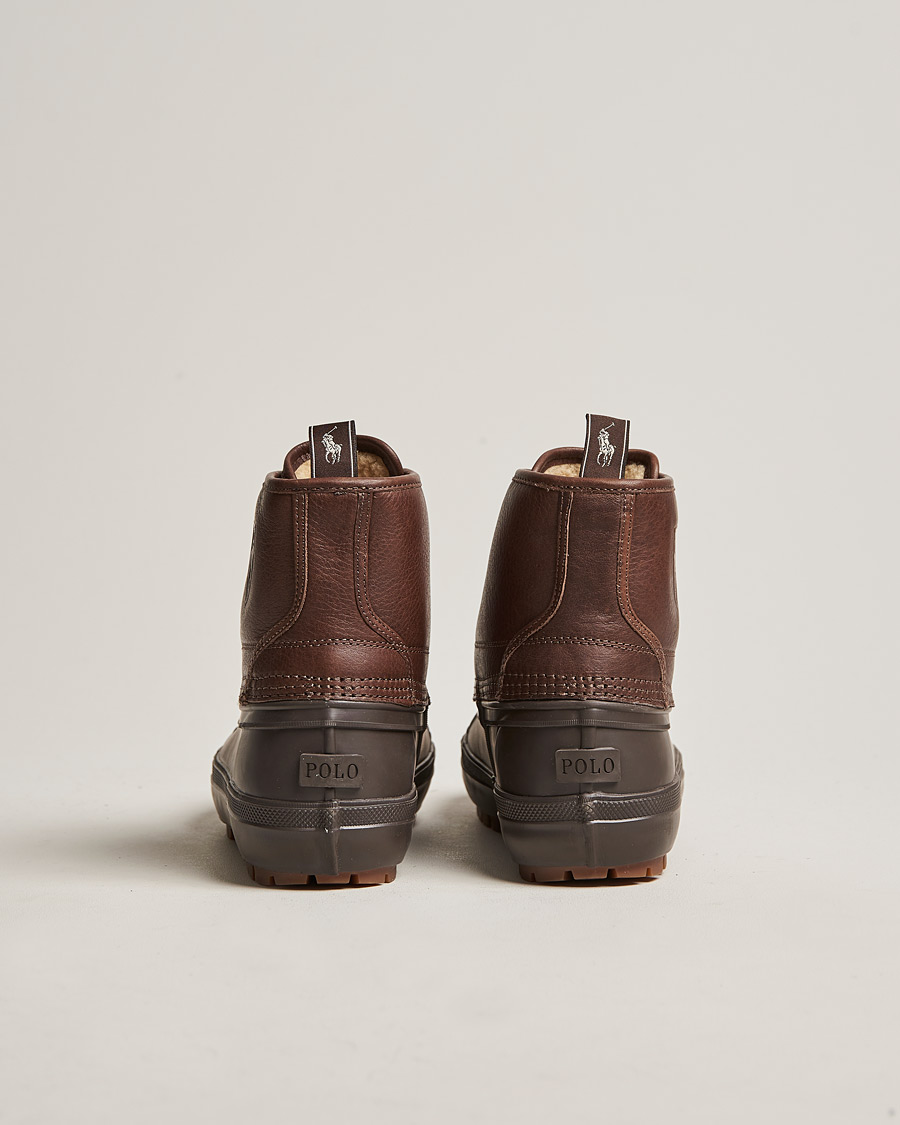 Men | Polo Ralph Lauren Claus Leather Boots Dark Brown | Polo Ralph Lauren | Claus Leather Boots Dark Brown