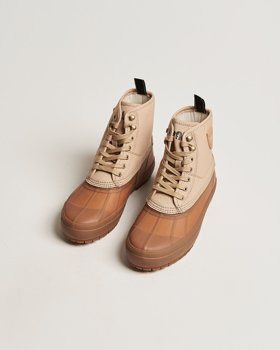Men | Lace-up Boots | Polo Ralph Lauren | Claus Waxed Canvas Boots Vintage Khaki