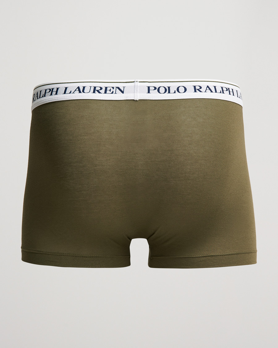 Men | Underwear & Socks | Polo Ralph Lauren | 3-Pack Trunk Light Olive/Olive/Green