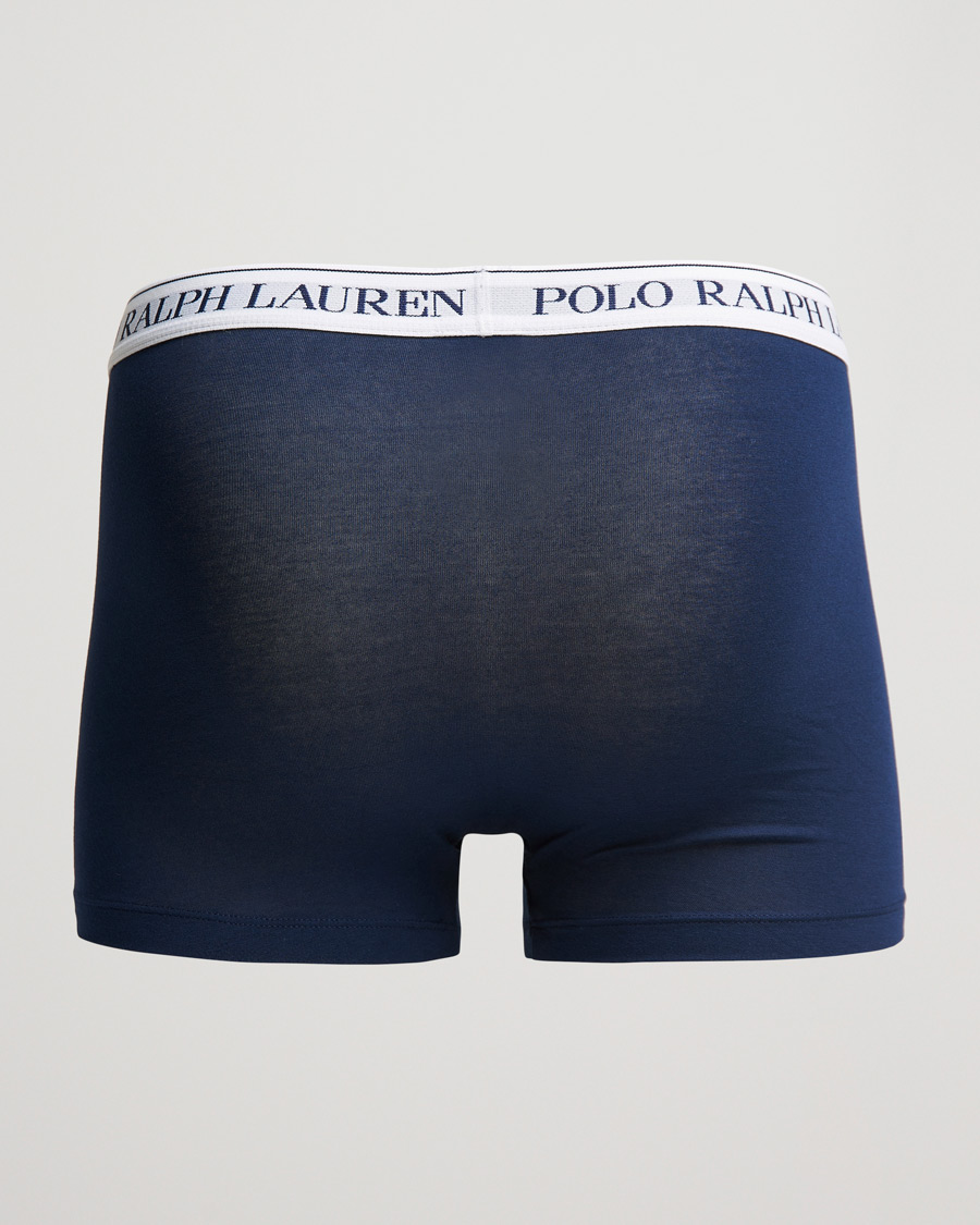 Men | Underwear & Socks | Polo Ralph Lauren | 3-Pack Trunk Navy/White/Navy
