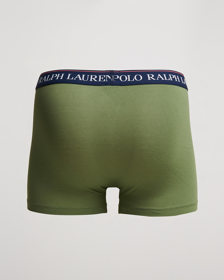 Men | Underwear & Socks | Polo Ralph Lauren | 3-Pack Trunk Cargo Green/Blue/Green