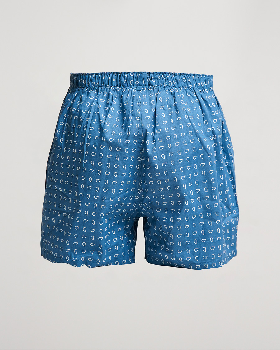 Men | Underwear & Socks | Polo Ralph Lauren | 3-Pack Woven Boxer Blue