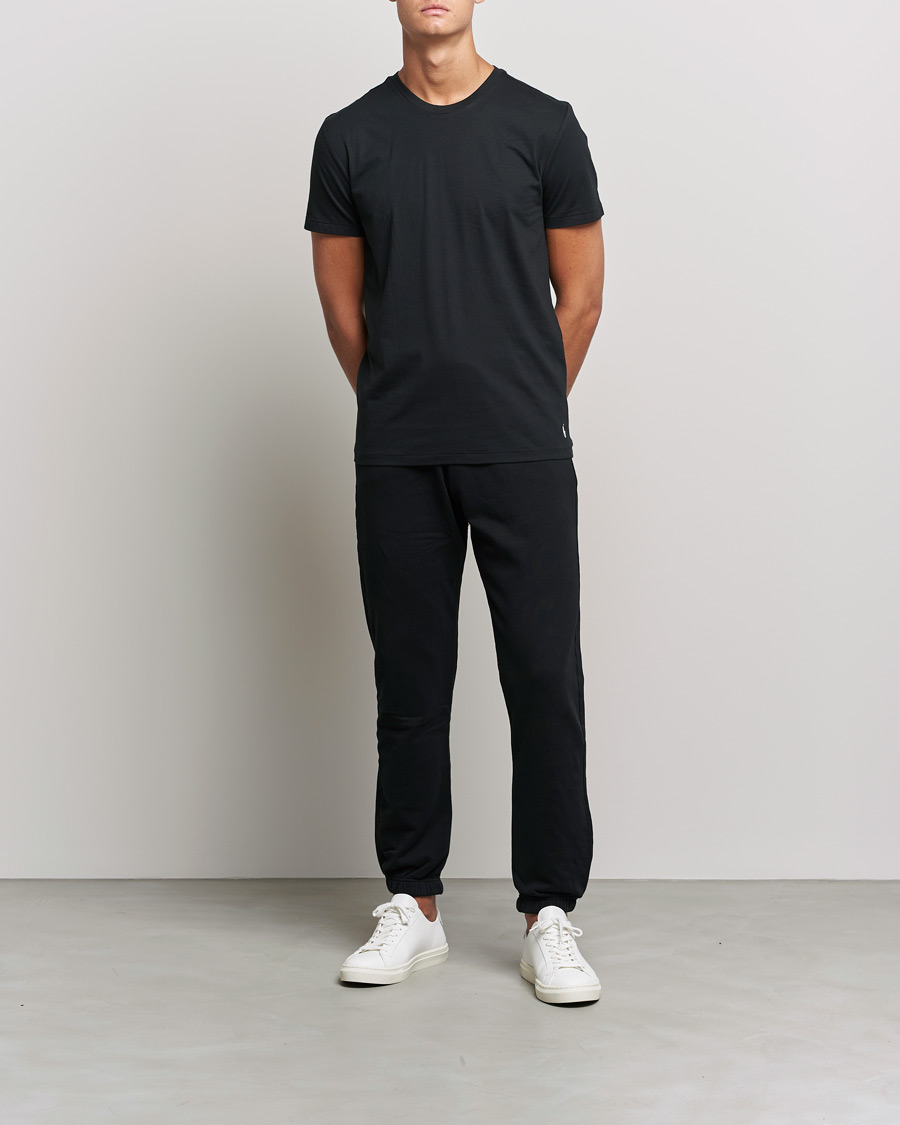 Men | T-Shirts | Polo Ralph Lauren | 3-Pack Crew Neck T-Shirt Black
