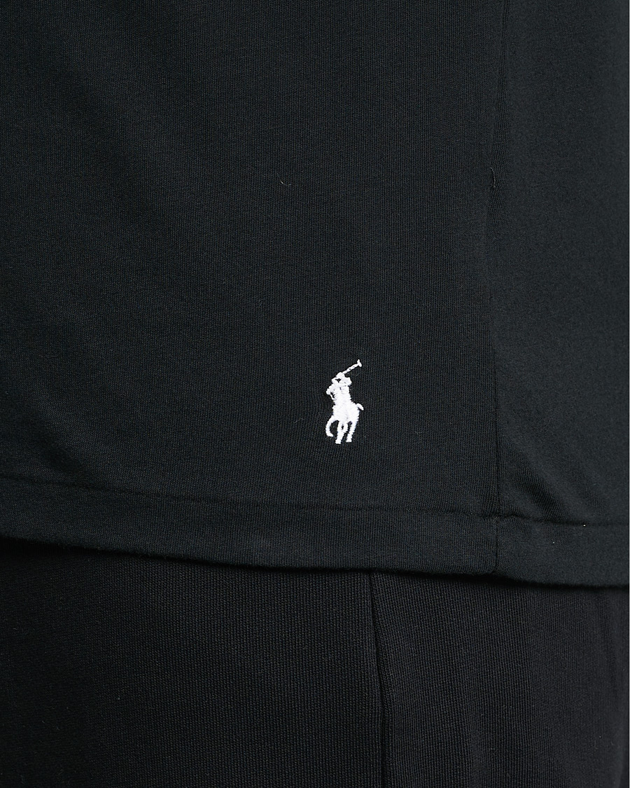 Men | T-Shirts | Polo Ralph Lauren | 3-Pack Crew Neck T-Shirt Black