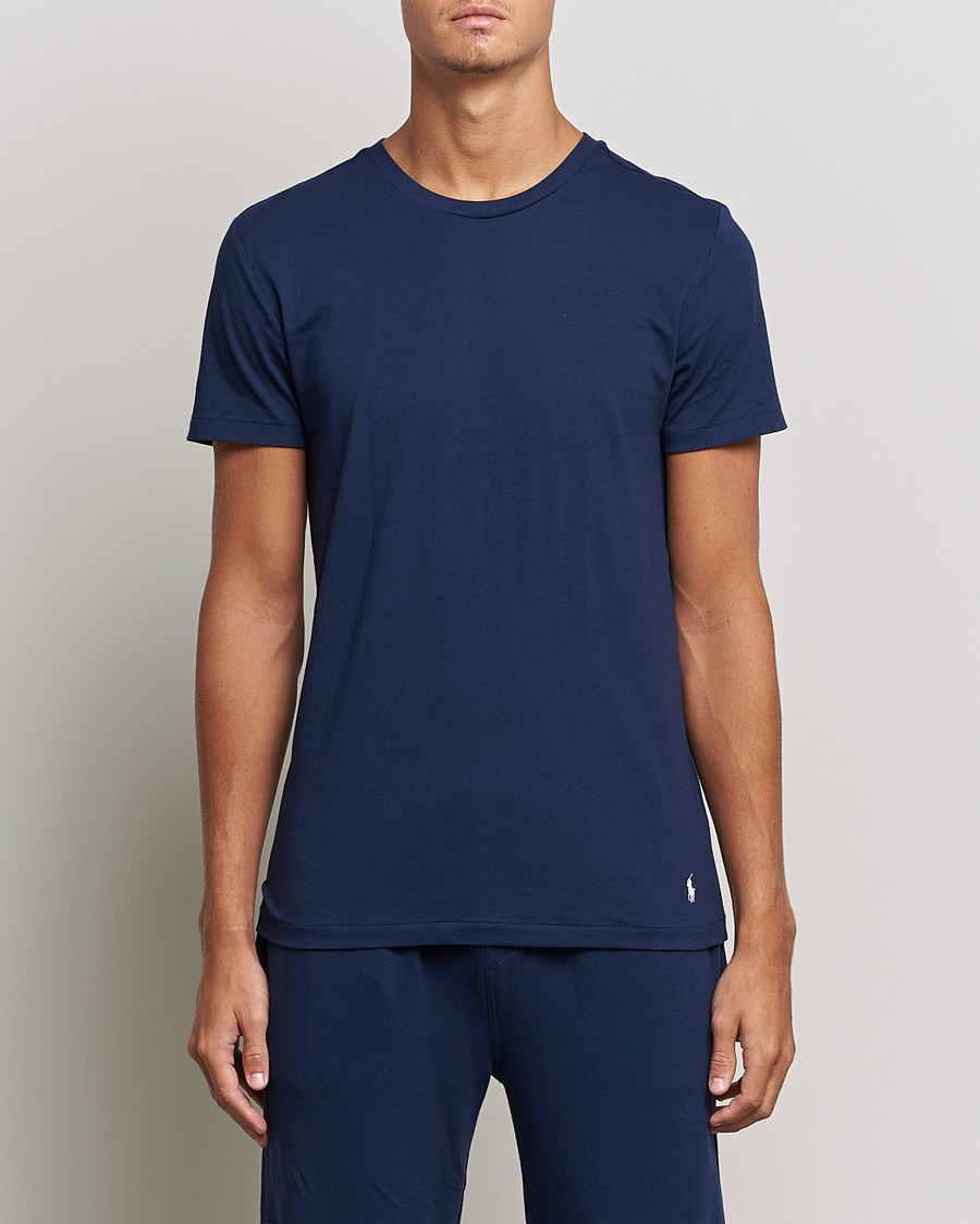 Men | T-Shirts | Polo Ralph Lauren | 3-Pack Crew Neck T-Shirt Navy