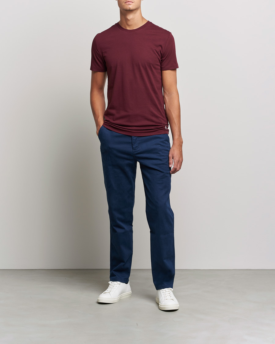 Men | T-Shirts | Polo Ralph Lauren | 3-Pack Crew Neck Tee Navy/College Green/Red