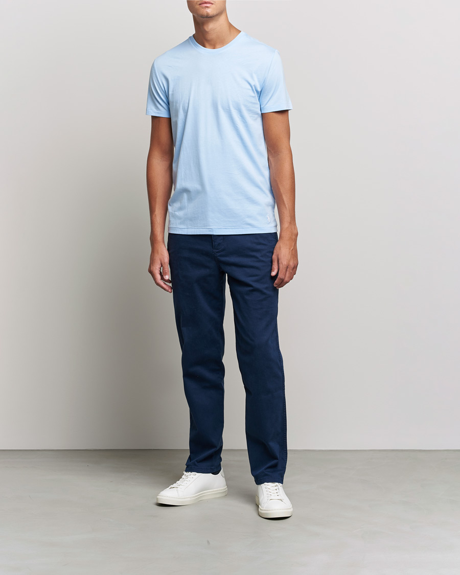 Men | T-Shirts | Polo Ralph Lauren | 3-Pack Crew Neck T-Shirt Navy/Light Navy/Elite Blue