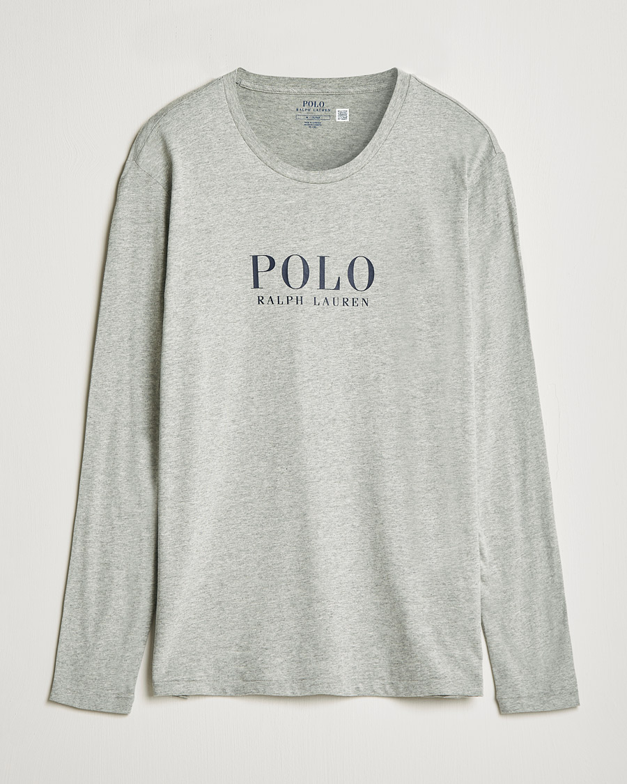Men |  | Polo Ralph Lauren | Liquid Cotton Logo Long Sleeve Tee Andover Heather