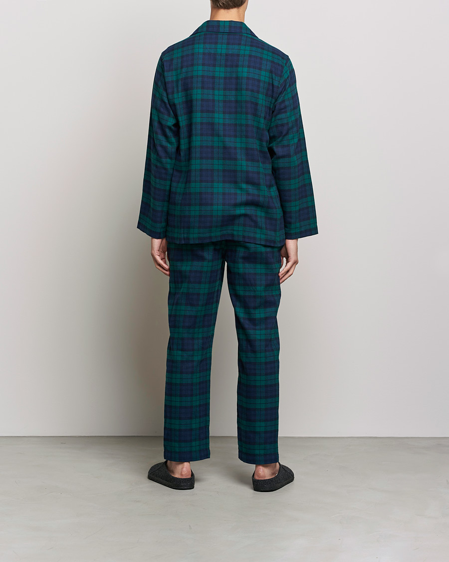 Men | Pyjamas & Robes | Polo Ralph Lauren | Checked Flannel Pyjama Set Blackwatch