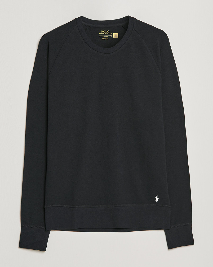 Men | T-Shirts | Polo Ralph Lauren | Cotton Jersey Long Sleeve Tee Black
