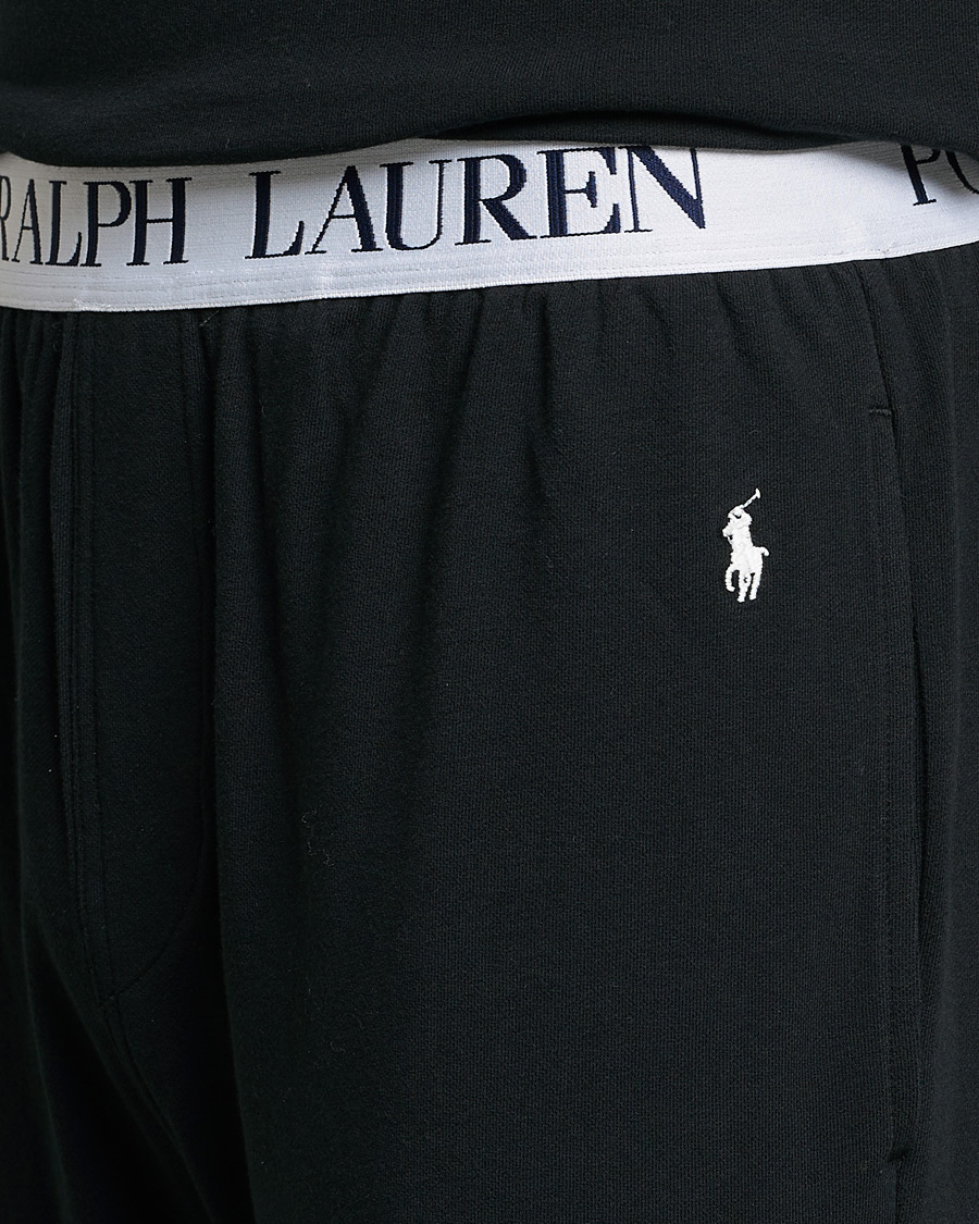 Men | Trousers | Polo Ralph Lauren | Cotton Jersey Jogger Pants Black