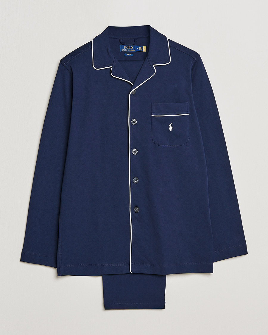 Men | Pyjamas & Robes | Polo Ralph Lauren | Cotton Pyjama Set Cruise Navy