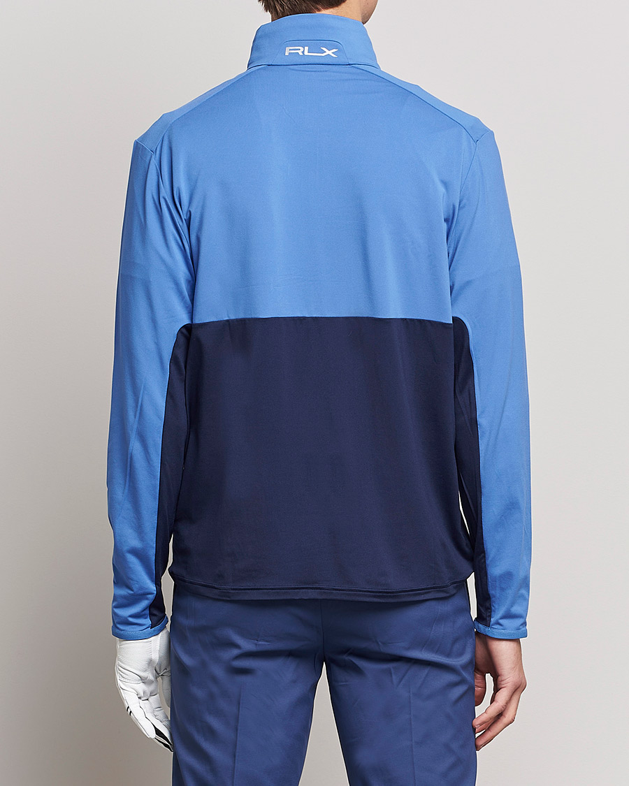 Men | Sweaters & Knitwear | RLX Ralph Lauren | Performance Airflow Half-Zip French Blue/Navy