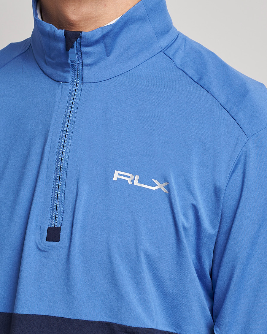Men | Sweaters & Knitwear | RLX Ralph Lauren | Performance Airflow Half-Zip French Blue/Navy