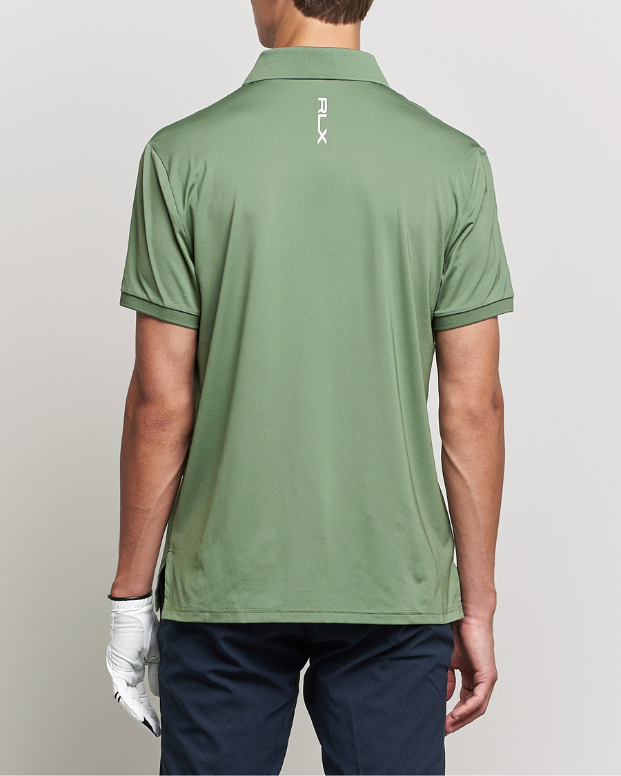 Men | Polo Shirts | RLX Ralph Lauren | Airflow Active Jersey Polo Cargo Green