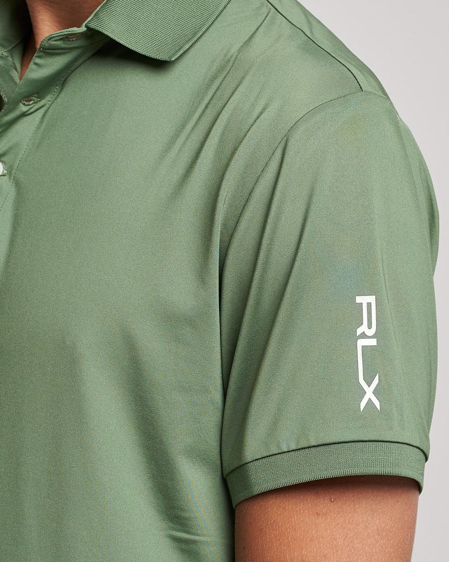 Men | Polo Shirts | RLX Ralph Lauren | Airflow Active Jersey Polo Cargo Green