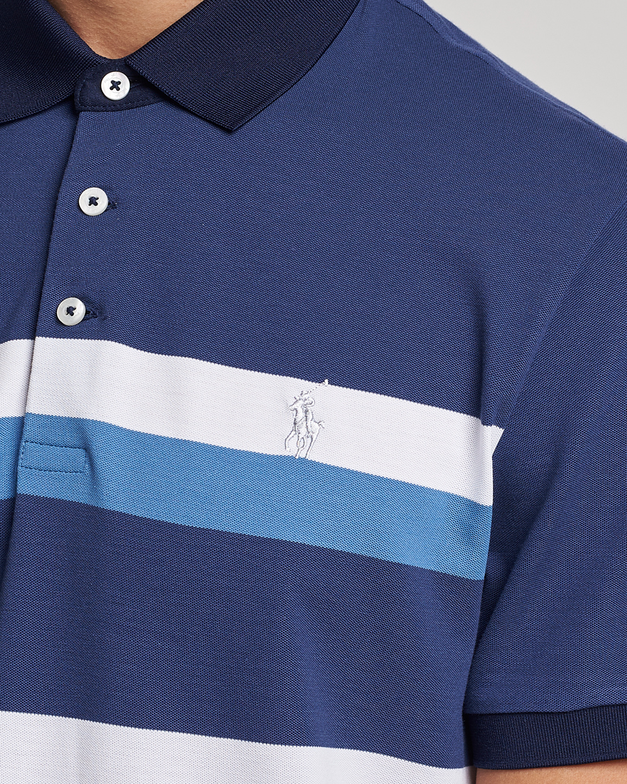 Men | Polo Shirts | RLX Ralph Lauren | Performance Striped Polo Rich Rubu Multi