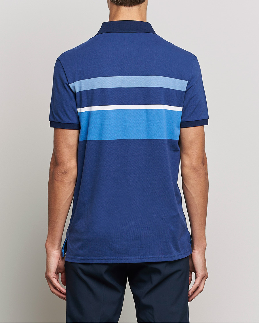 Men | Polo Shirts | RLX Ralph Lauren | Performance Striped Polo Navy Multi