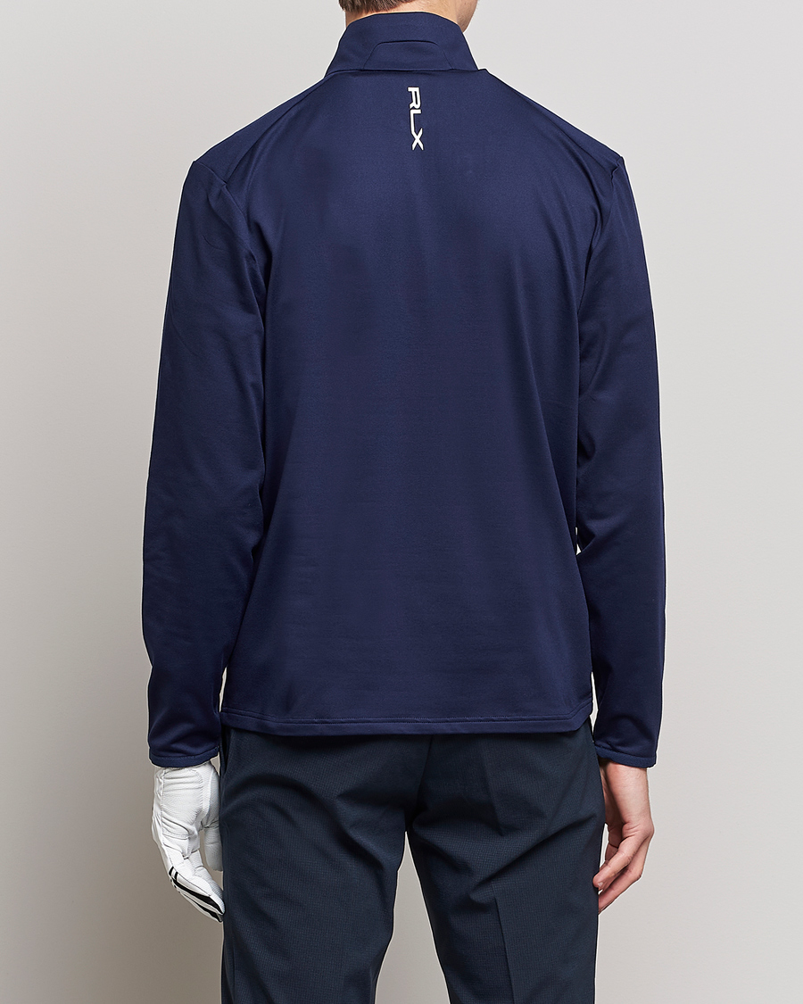 Men | Sweaters & Knitwear | RLX Ralph Lauren | Luxury Performance Jersey Half-Zip Navy