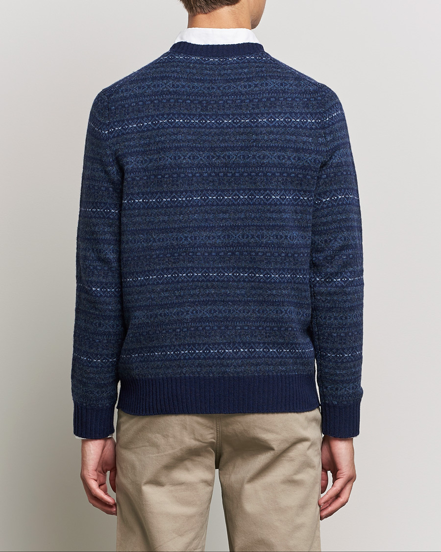Men | Sweaters & Knitwear | Polo Ralph Lauren | Wool/Cashmere Fairisle Knitted Sweater Navy