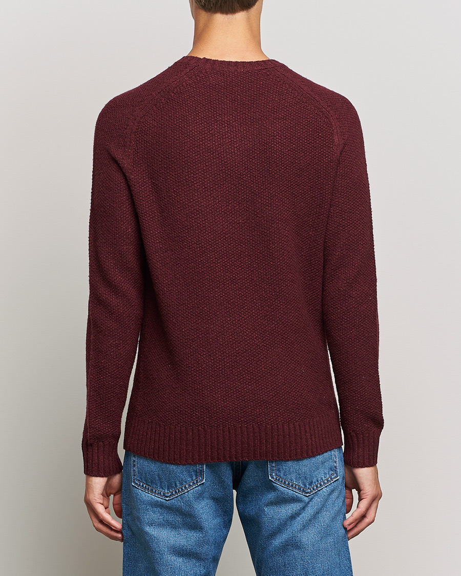 Men | Sweaters & Knitwear | Polo Ralph Lauren | Wool Donegal Knitted Sweater Burgundy
