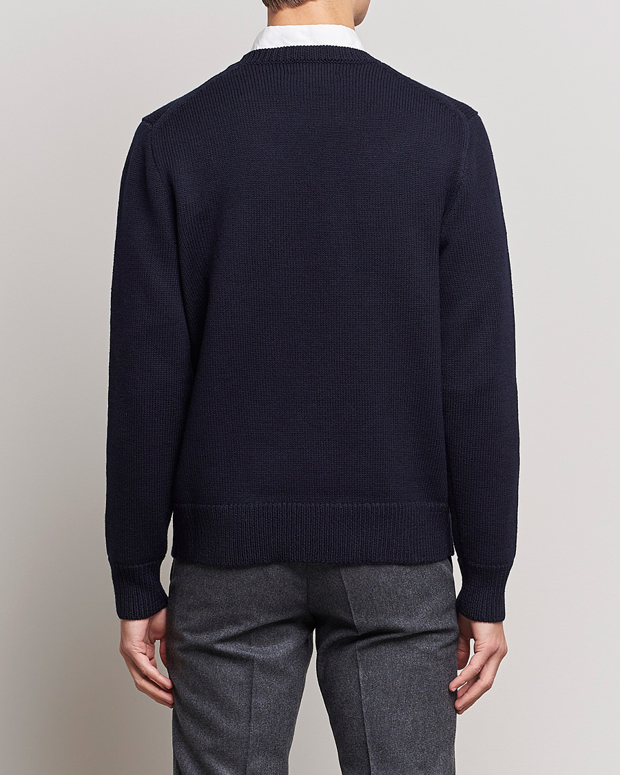 Men | Sweaters & Knitwear | Polo Ralph Lauren | Wool Logo Knitted Sweater Hunter Navy