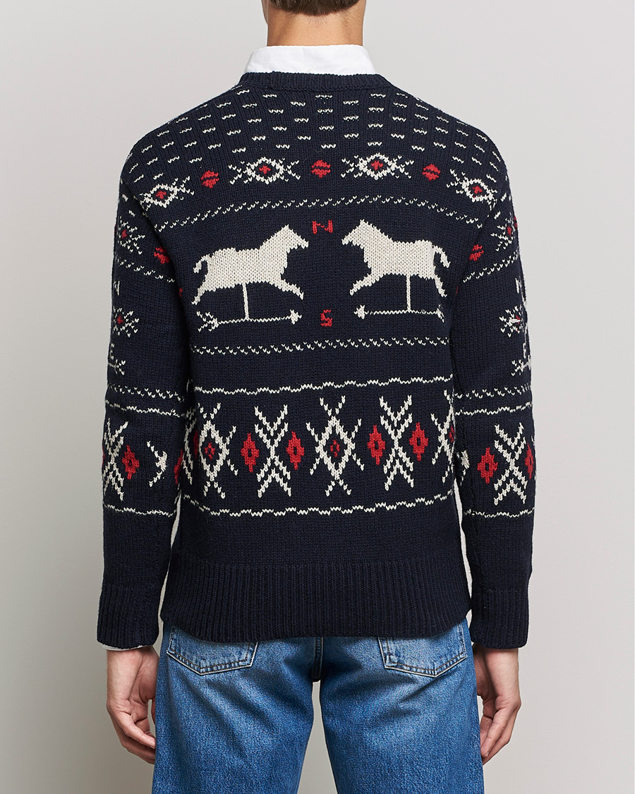 Men | Sweaters & Knitwear | Polo Ralph Lauren | Wool Winter Knitted Sweater Navy Multi