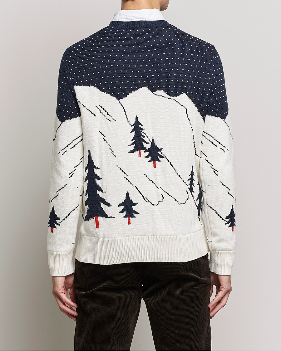 Men | Sweaters & Knitwear | Polo Ralph Lauren | Cotton Ski Knitted Sweater Navy Multi