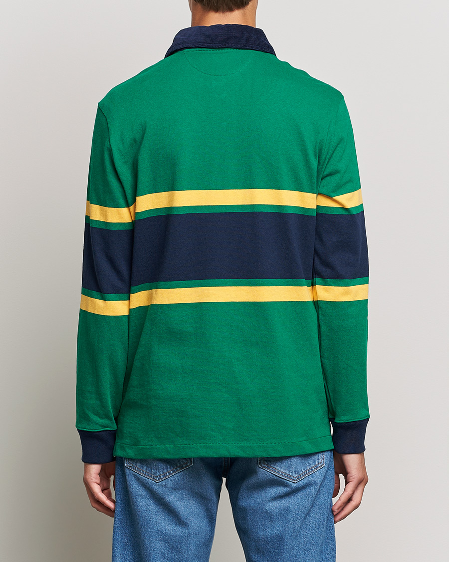 Men | Sweaters & Knitwear | Polo Ralph Lauren | Jersey Striped Rugger Athletic Green