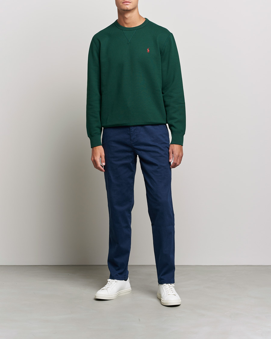 Men | Sweaters & Knitwear | Polo Ralph Lauren | Crew Neck Sweatshirt College Green
